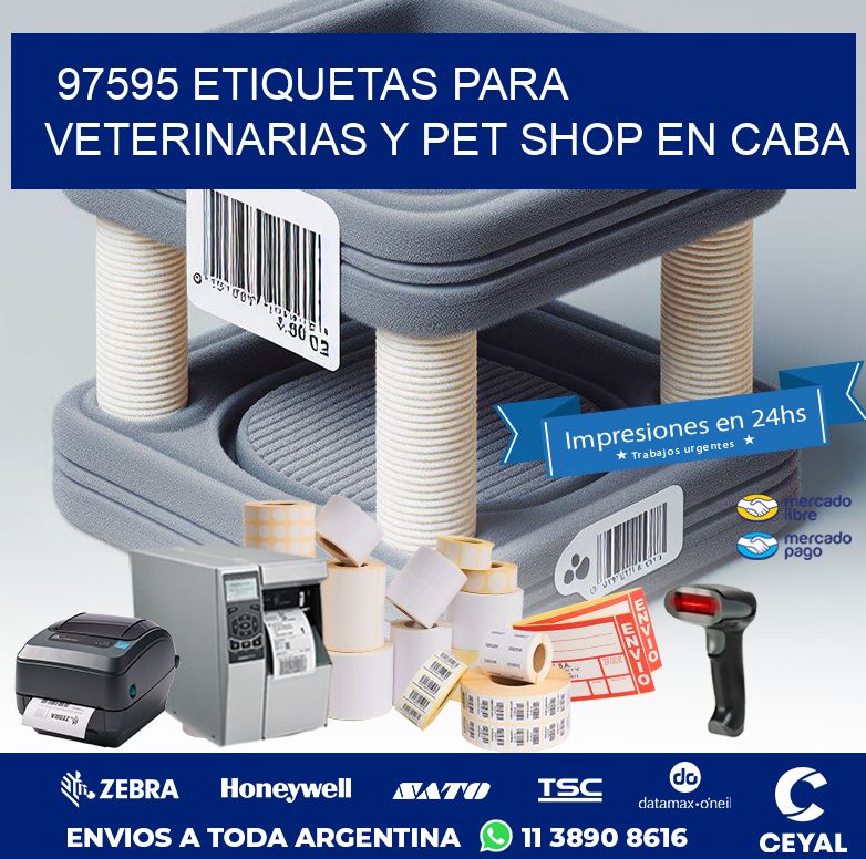 97595 ETIQUETAS PARA VETERINARIAS Y PET SHOP EN CABA