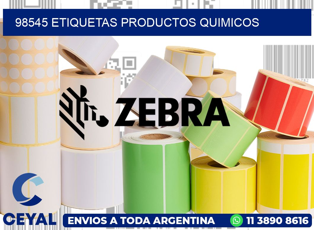 98545 etiquetas productos quimicos