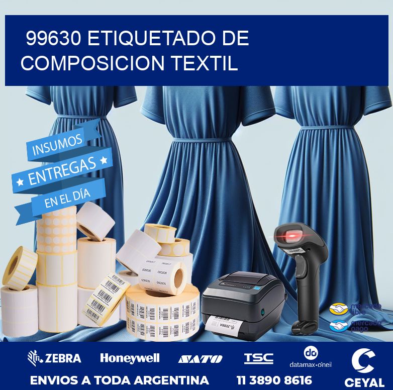 99630 ETIQUETADO DE COMPOSICION TEXTIL