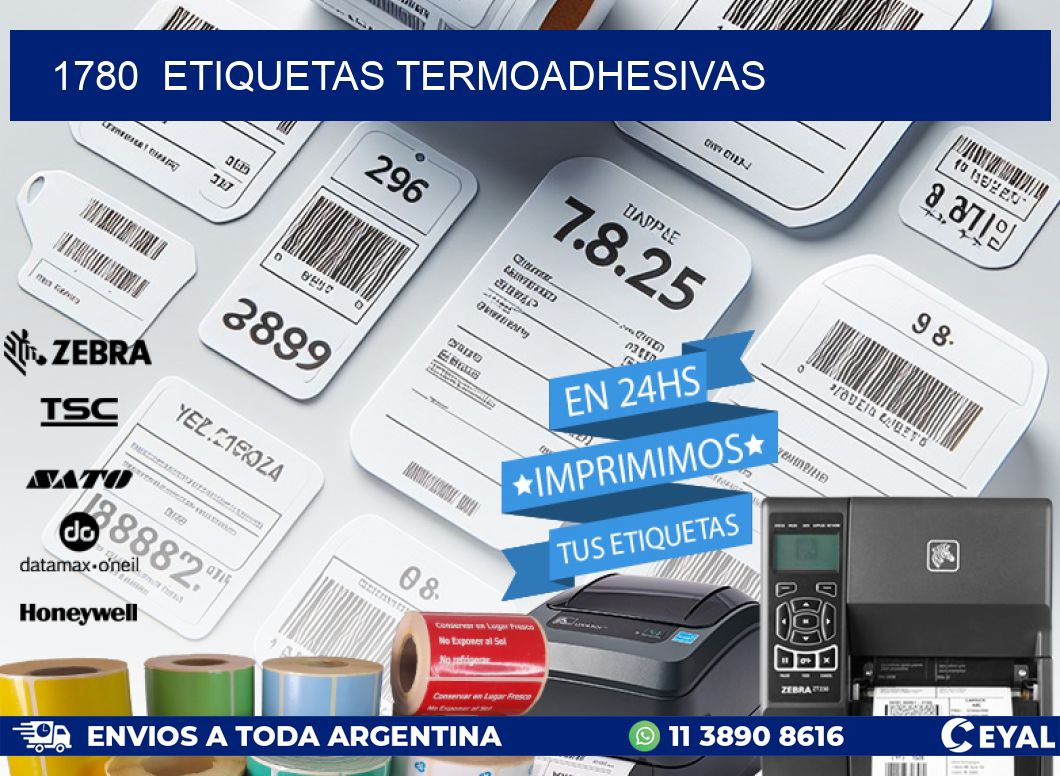 1780 ETIQUETAS TERMOADHESIVAS