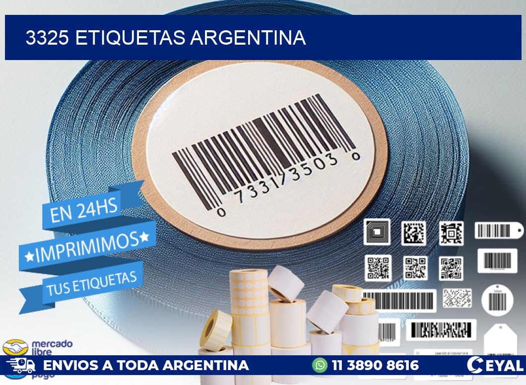 3325 ETIQUETAS ARGENTINA