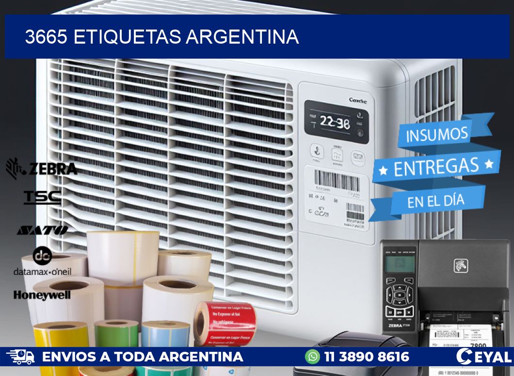 3665 ETIQUETAS ARGENTINA