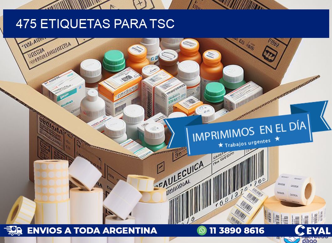 475 ETIQUETAS PARA TSC
