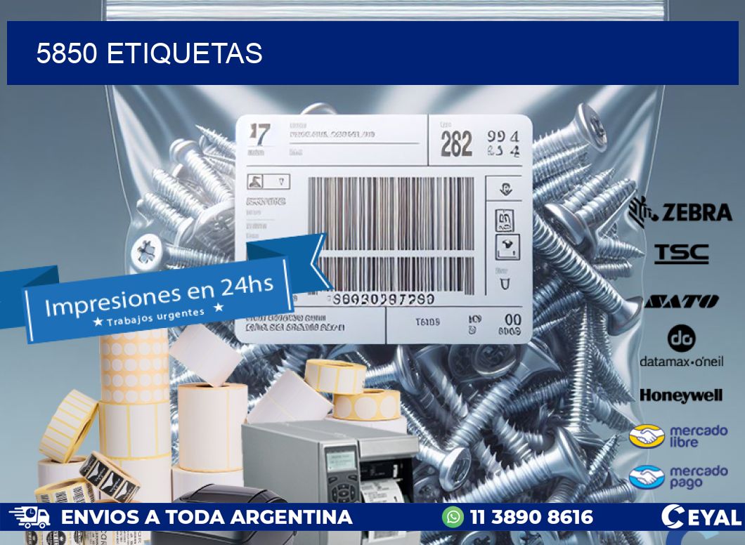 5850 ETIQUETAS