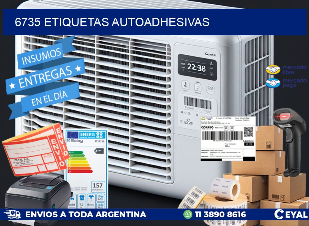 6735 ETIQUETAS AUTOADHESIVAS