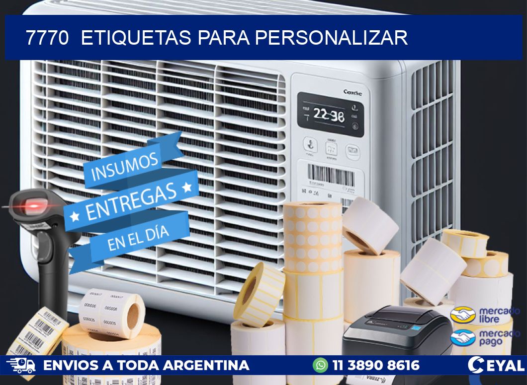 7770 ETIQUETAS PARA PERSONALIZAR