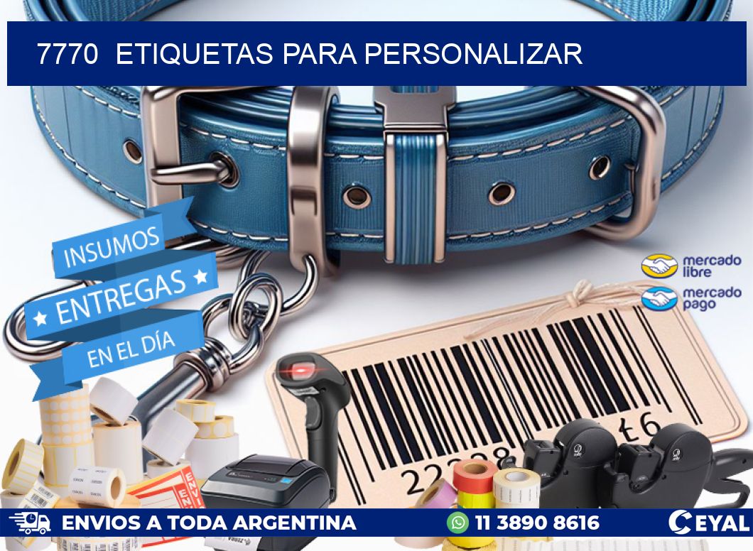 7770 ETIQUETAS PARA PERSONALIZAR