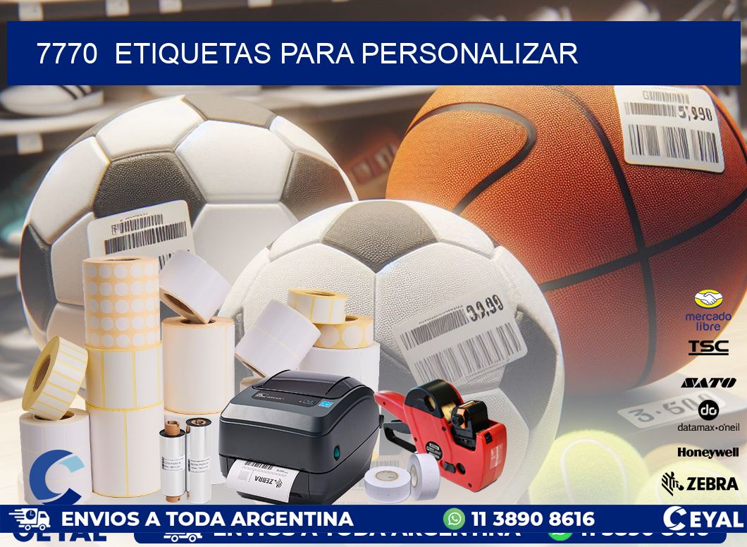 7770 ETIQUETAS PARA PERSONALIZAR