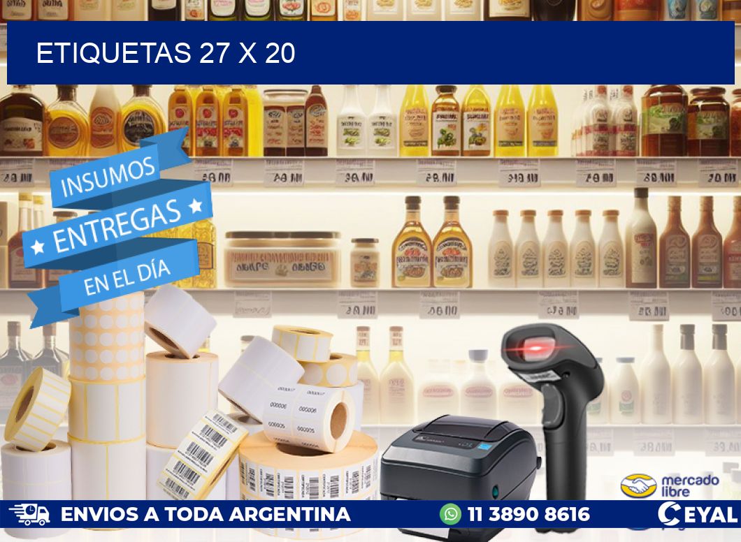 ETIQUETAS 27 x 20