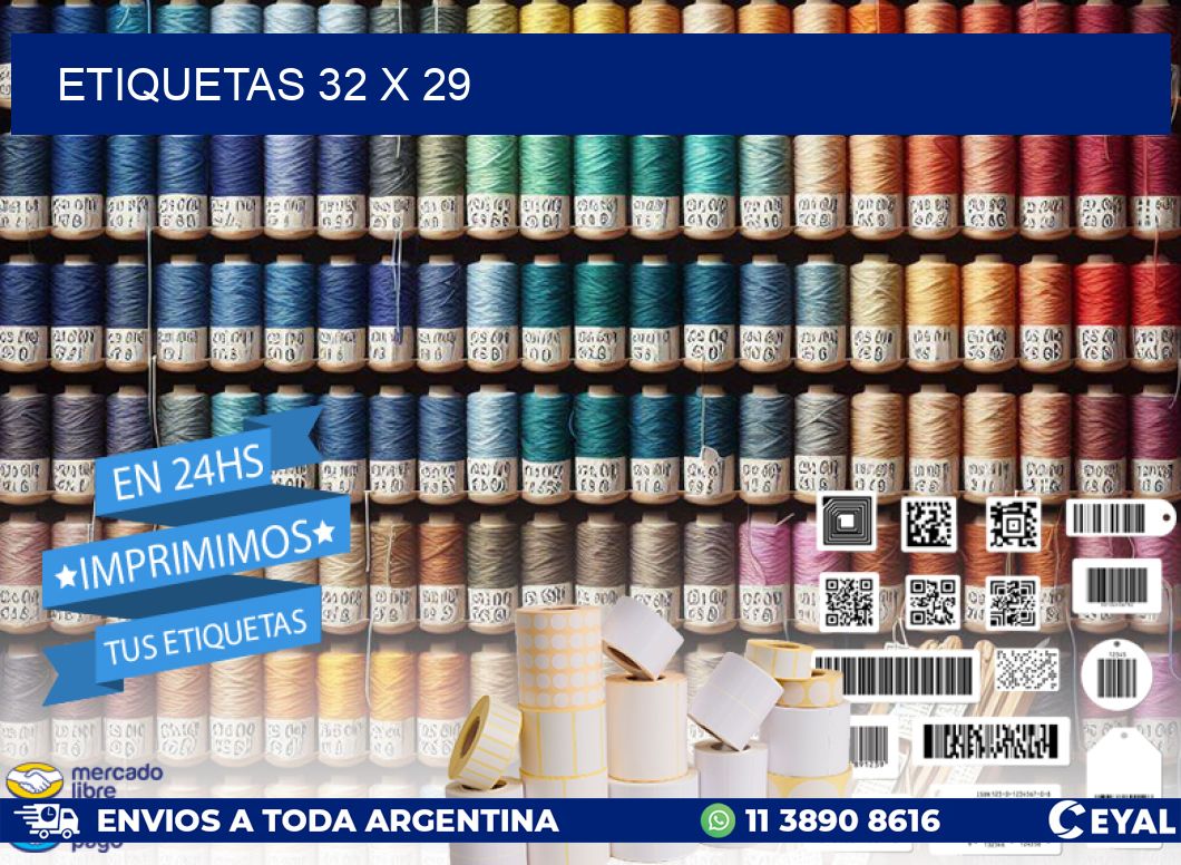 ETIQUETAS 32 x 29