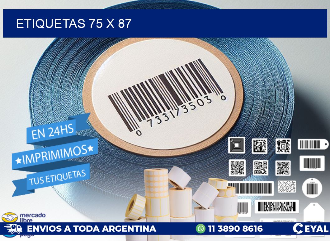 ETIQUETAS 75 x 87
