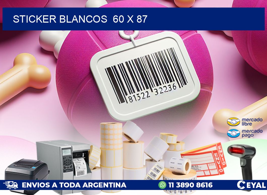 STICKER BLANCOS 60 x 87