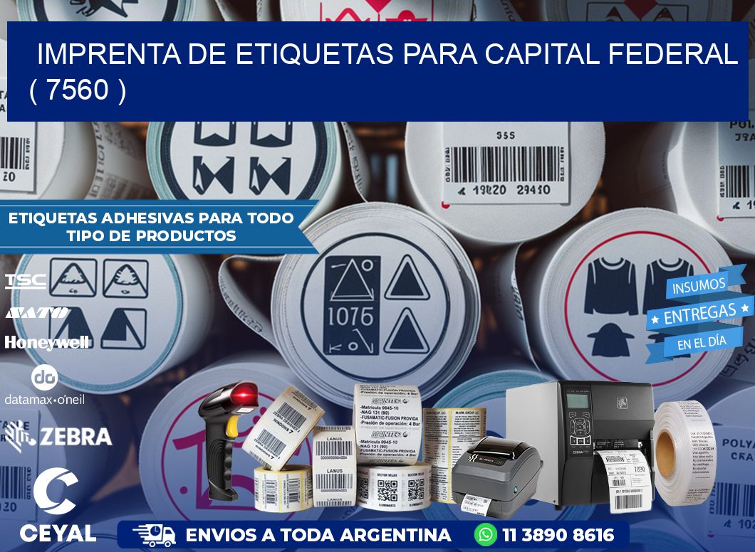 imprenta de etiquetas para capital federal ( 7560 )