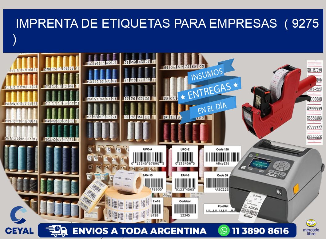 imprenta de etiquetas para empresas ( 9275 )