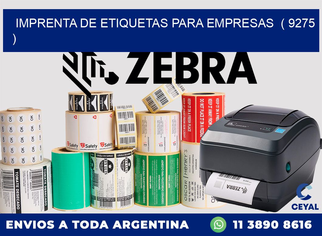 imprenta de etiquetas para empresas ( 9275 )