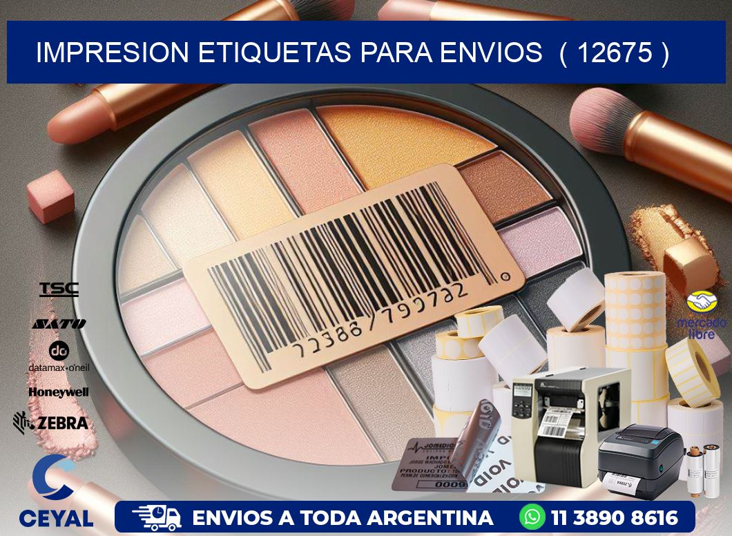 impresion etiquetas para envios ( 12675 )