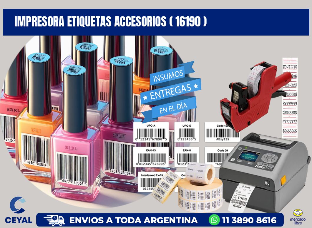 impresora etiquetas accesorios ( 16190 )