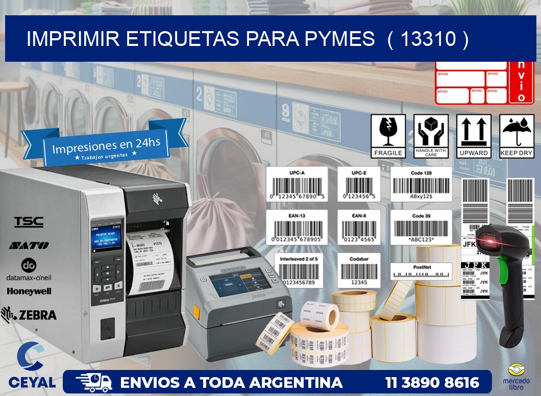 imprimir etiquetas para pymes ( 13310 )