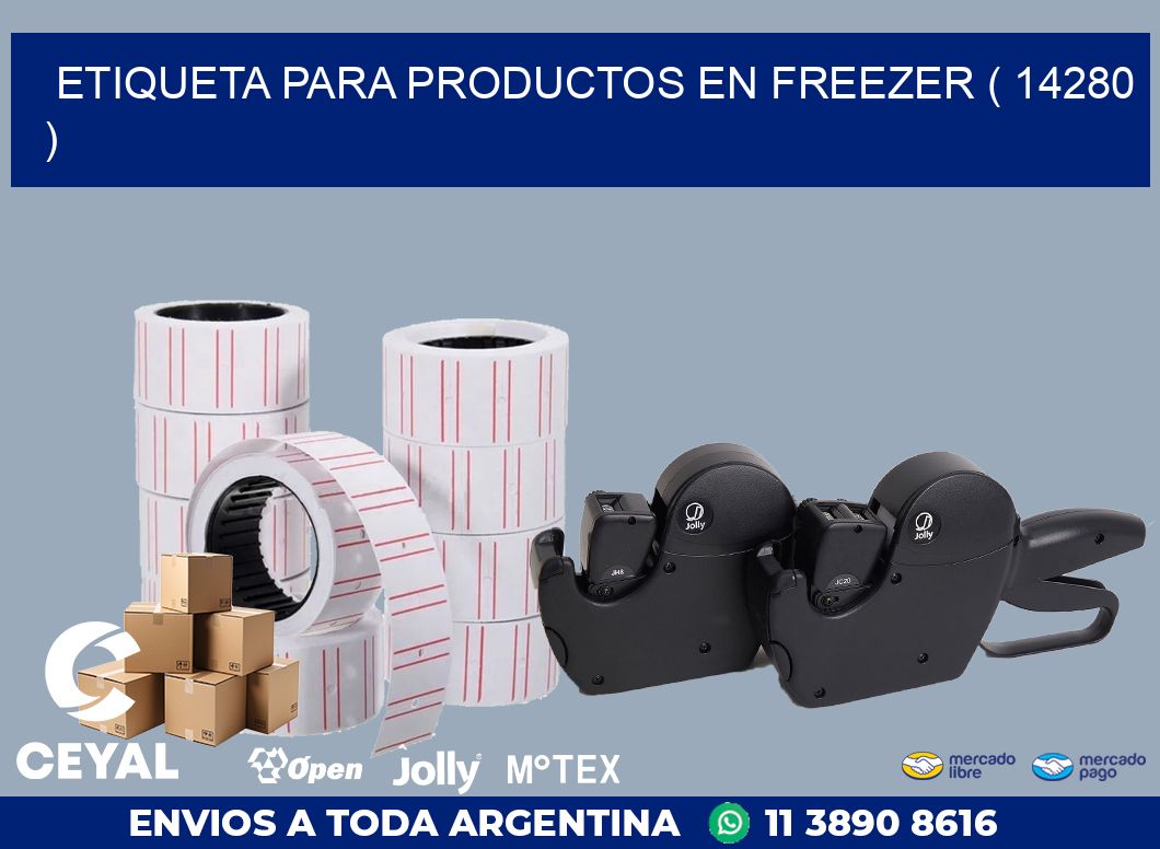 ETIQUETA PARA PRODUCTOS EN FREEZER ( 14280 )