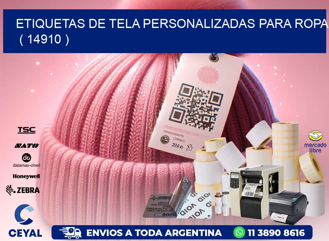 ETIQUETAS DE TELA PERSONALIZADAS PARA ROPA ( 14910 )