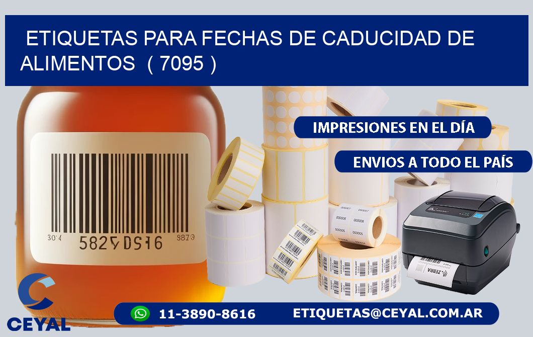ETIQUETAS PARA FECHAS DE CADUCIDAD DE ALIMENTOS ( 7095 )