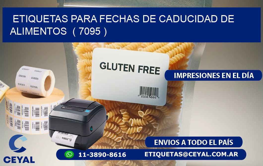 ETIQUETAS PARA FECHAS DE CADUCIDAD DE ALIMENTOS ( 7095 )