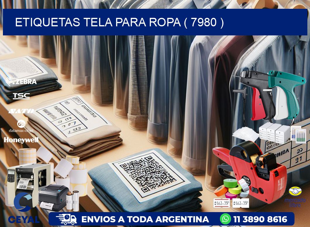 ETIQUETAS TELA PARA ROPA ( 7980 )