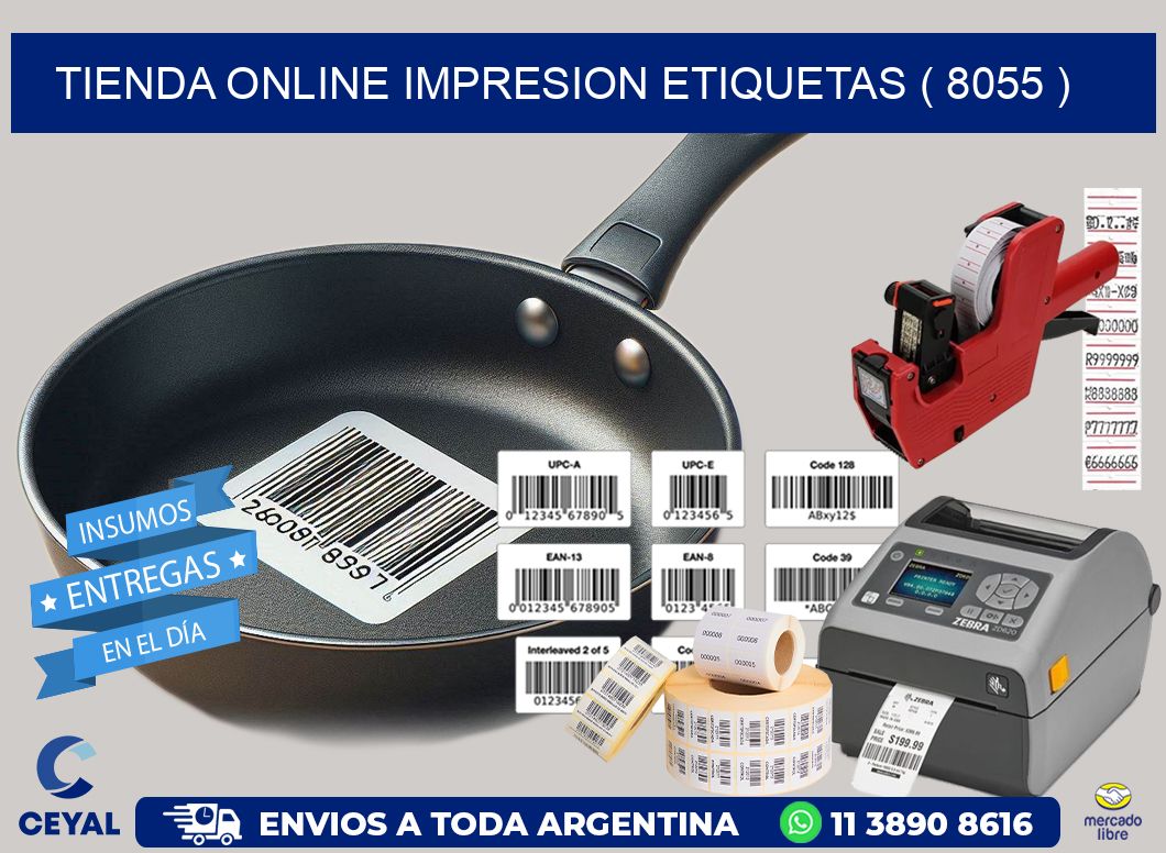 TIENDA ONLINE IMPRESION ETIQUETAS ( 8055 )