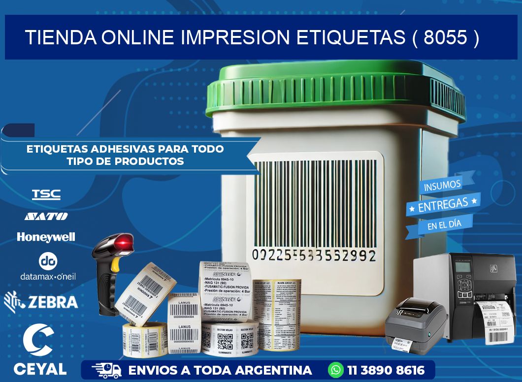 TIENDA ONLINE IMPRESION ETIQUETAS ( 8055 )