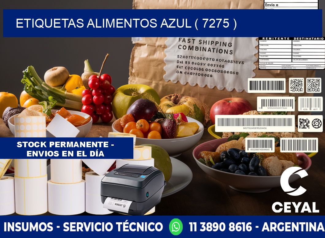 etiquetas alimentos azul ( 7275 )