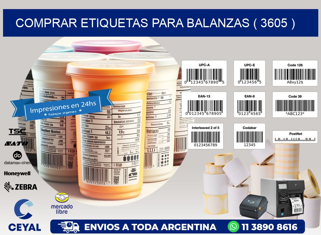 COMPRAR ETIQUETAS PARA BALANZAS ( 3605 )