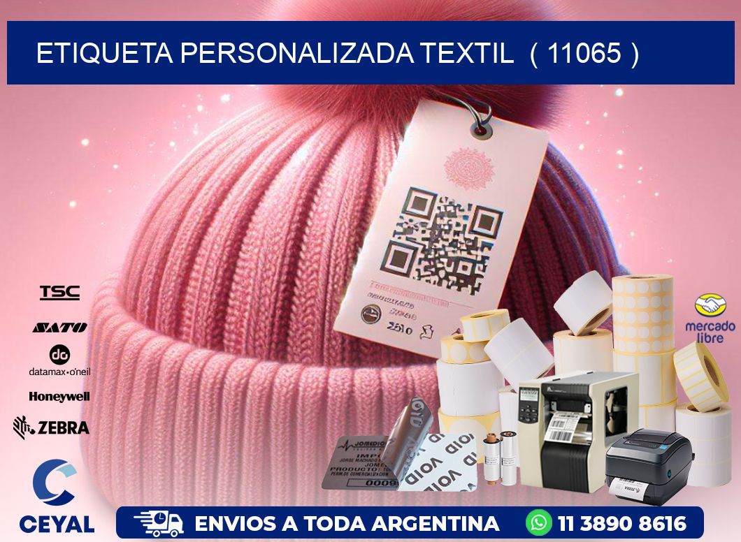 ETIQUETA PERSONALIZADA TEXTIL ( 11065 )