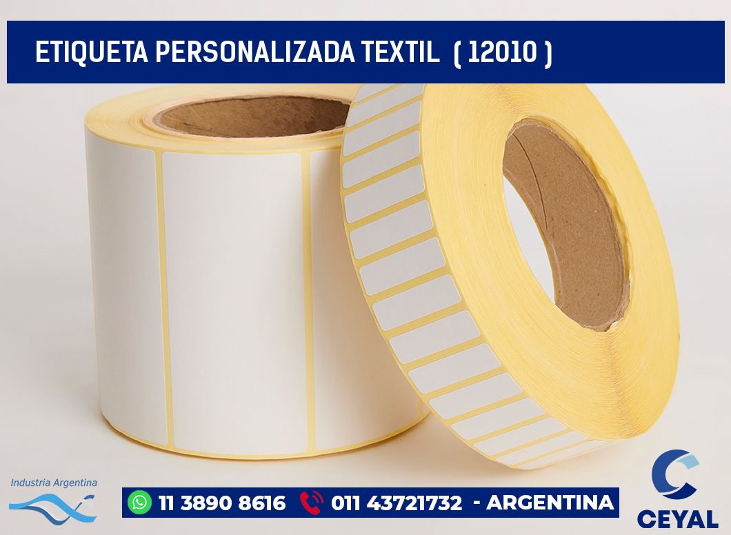 ETIQUETA PERSONALIZADA TEXTIL ( 12010 )