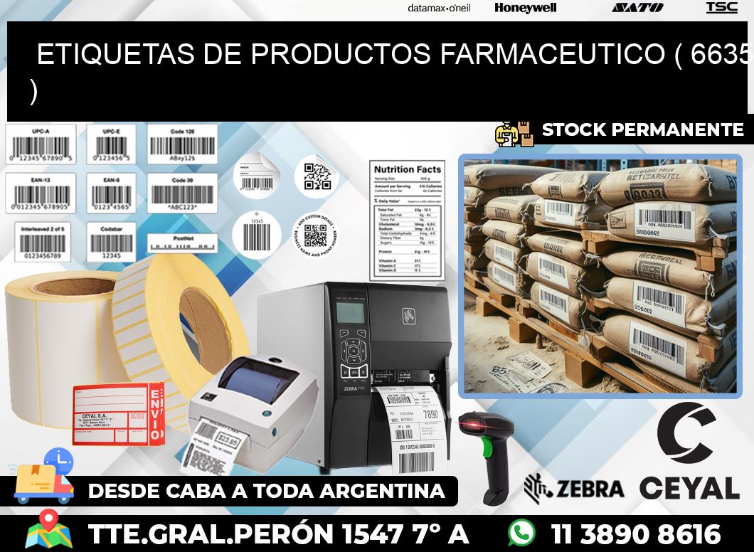 ETIQUETAS DE PRODUCTOS FARMACEUTICO ( 6635 )