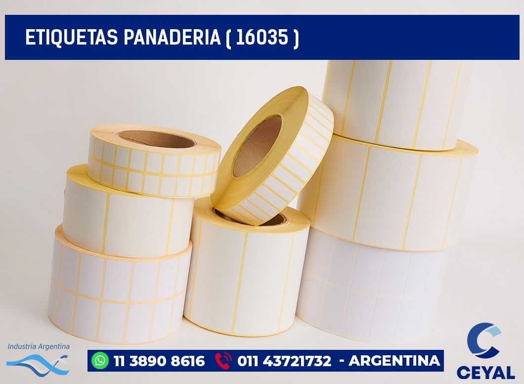 ETIQUETAS PANADERIA ( 16035 )
