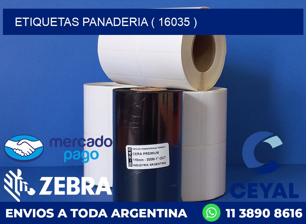 ETIQUETAS PANADERIA ( 16035 )