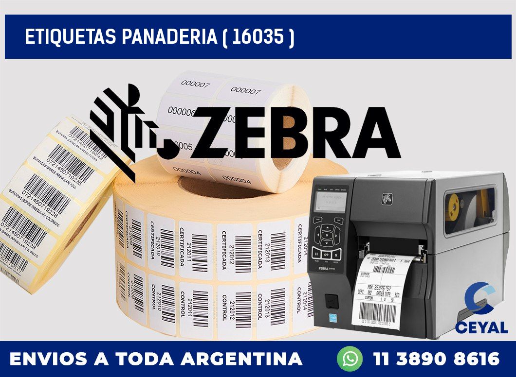 ETIQUETAS PANADERIA ( 16035 )