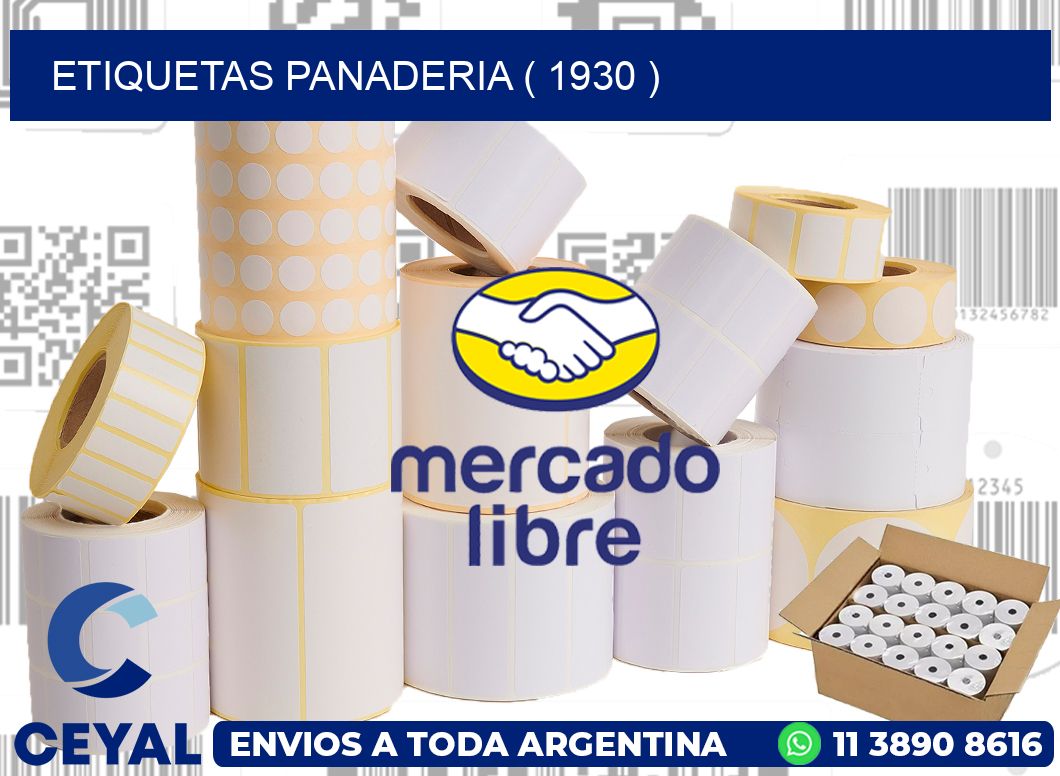 ETIQUETAS PANADERIA ( 1930 )