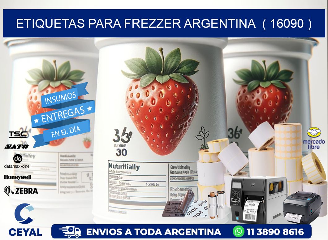 ETIQUETAS PARA FREZZER ARGENTINA  ( 16090 )