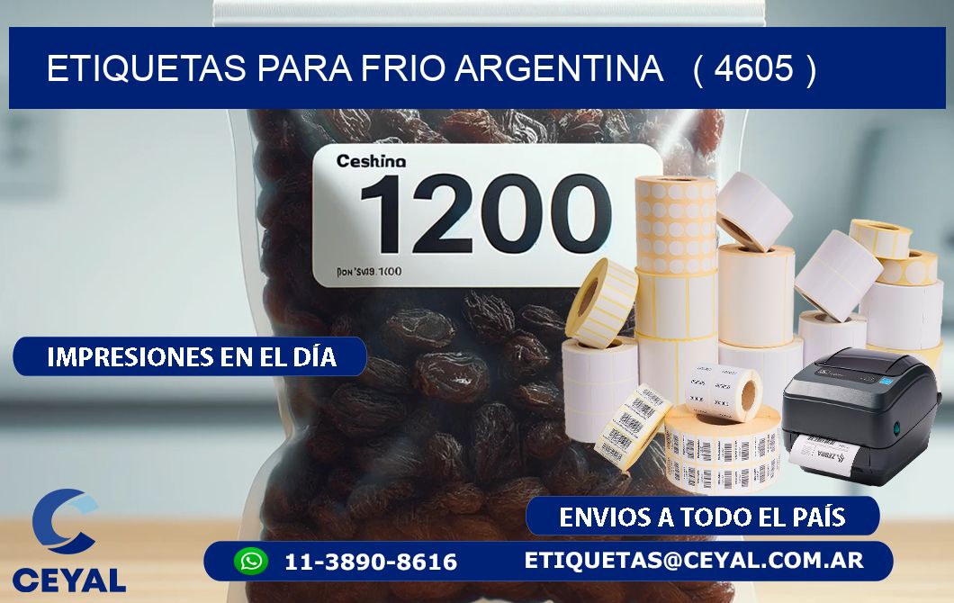ETIQUETAS PARA FRIO ARGENTINA ( 4605 )