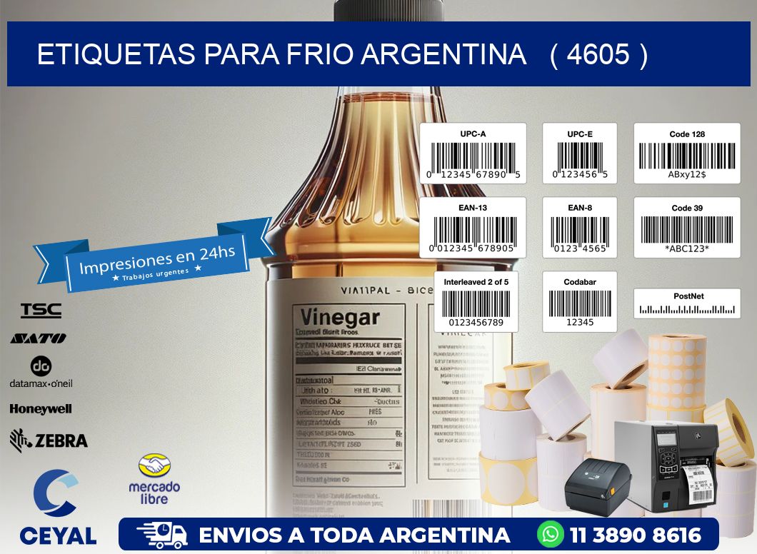 ETIQUETAS PARA FRIO ARGENTINA ( 4605 )