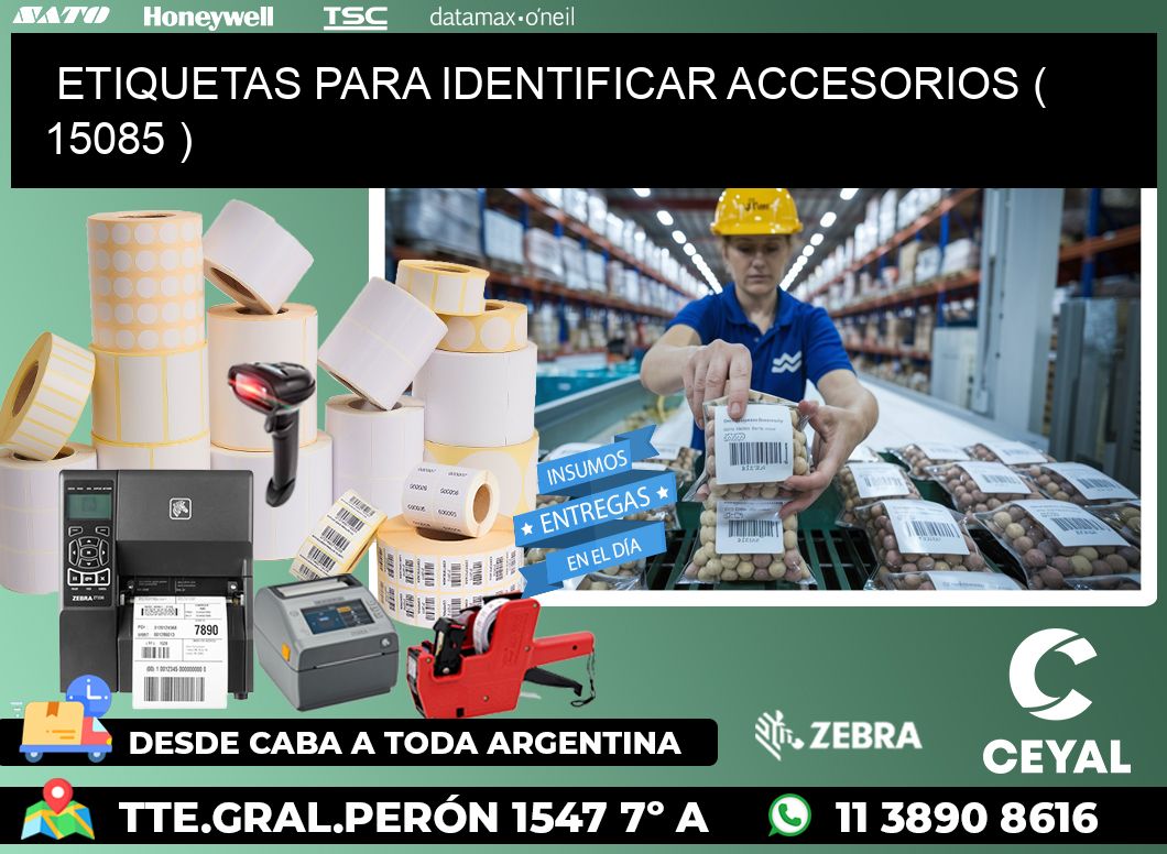 ETIQUETAS PARA IDENTIFICAR ACCESORIOS ( 15085 )