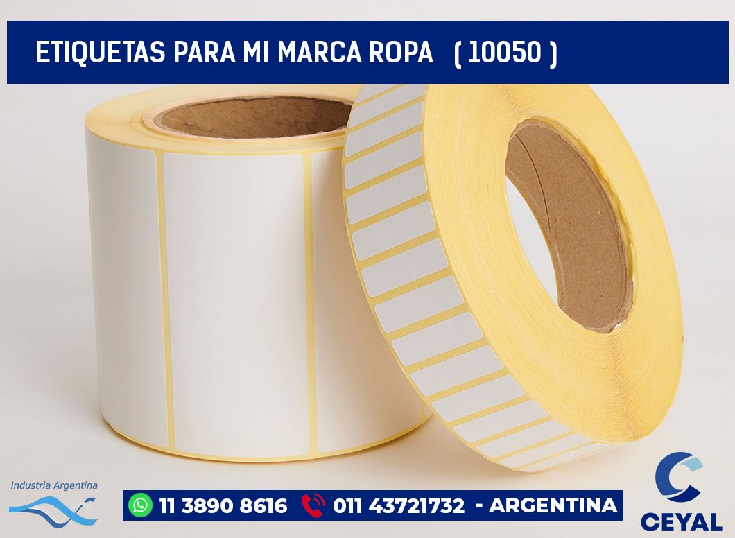ETIQUETAS PARA MI MARCA ROPA ( 10050 )