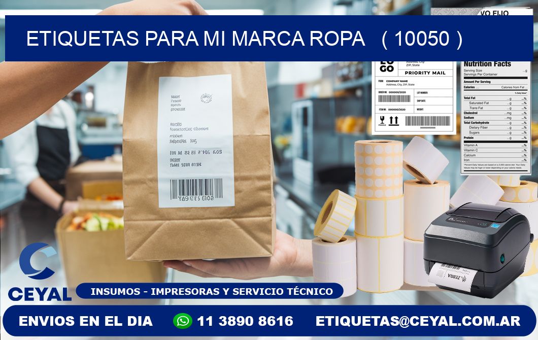 ETIQUETAS PARA MI MARCA ROPA ( 10050 )