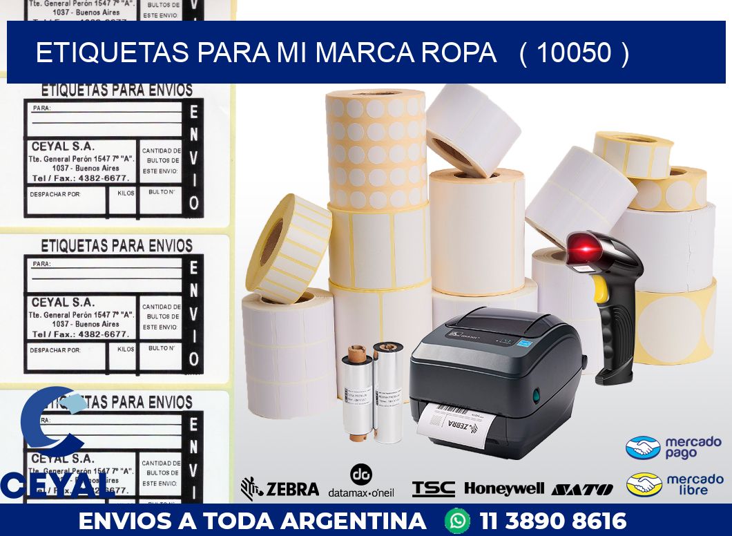 ETIQUETAS PARA MI MARCA ROPA   ( 10050 )