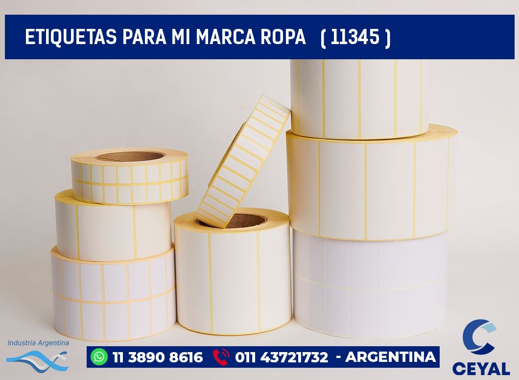 ETIQUETAS PARA MI MARCA ROPA ( 11345 )