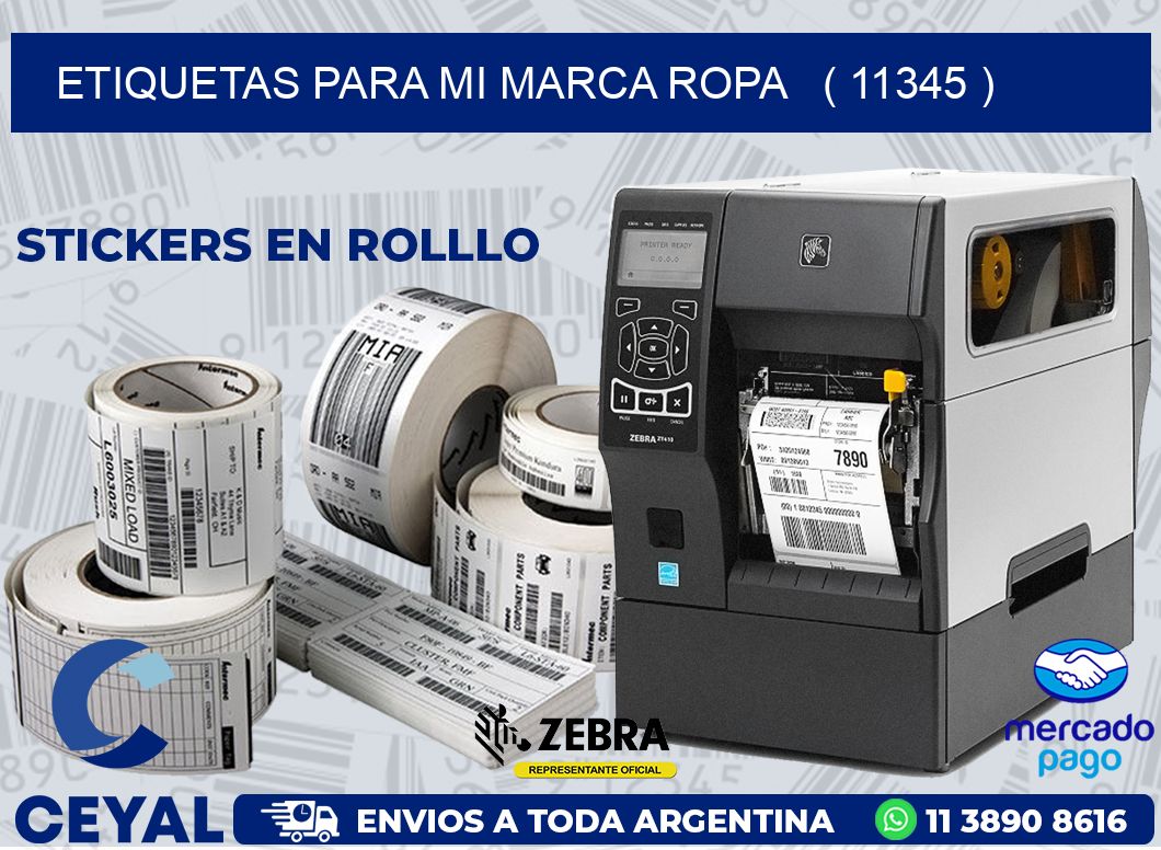 ETIQUETAS PARA MI MARCA ROPA ( 11345 )