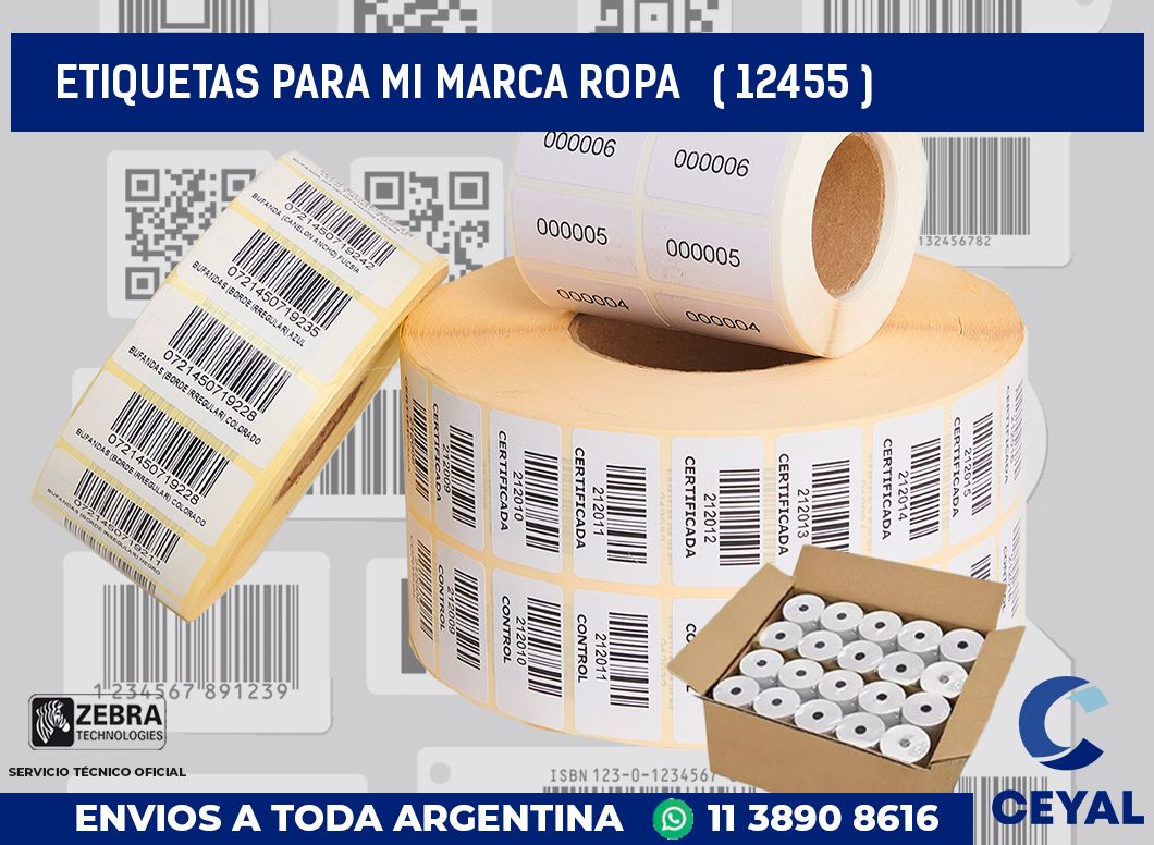 ETIQUETAS PARA MI MARCA ROPA   ( 12455 )