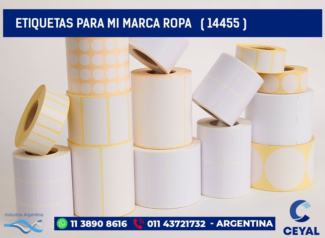 ETIQUETAS PARA MI MARCA ROPA ( 14455 )