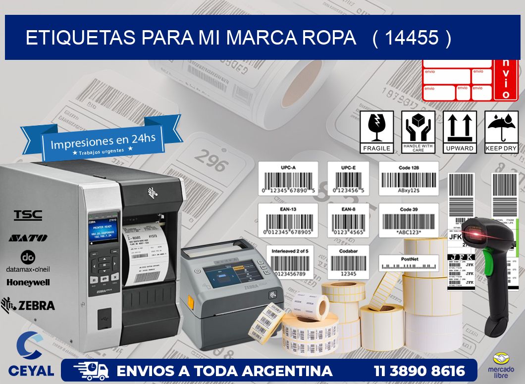 ETIQUETAS PARA MI MARCA ROPA ( 14455 )